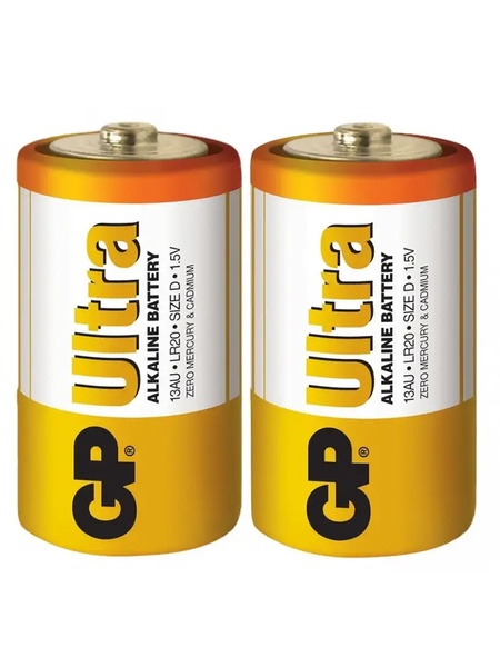 Батарейка GP D (LR20) Ultra Alkaline ЦІНА ЗА 1 ШТ. колір різнокольоровий ЦБ-00207926 SKT000883794 фото
