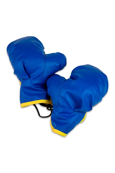 Боксерские перчатки цвет желто-голубой ЦБ-00239659 SKT000959248 фото