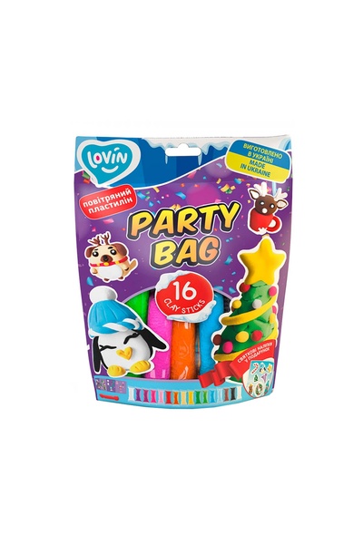 Набор для лепки с воздушным пластилином "Party Bag Winter" цвет разноцветный ЦБ-00206432 SKT000880401 фото