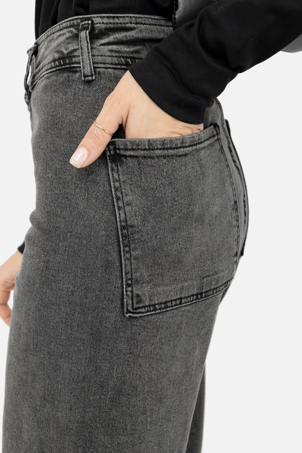 Жіночі джинси 46 колір сірий ЦБ-00241693 SKT000962470 фото
