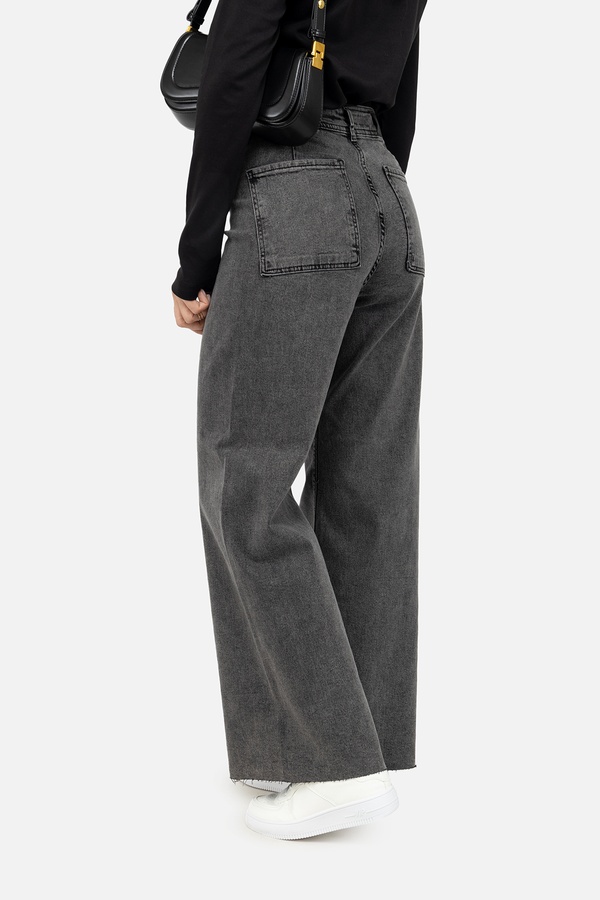 Жіночі джинси 46 колір сірий ЦБ-00241693 SKT000962470 фото