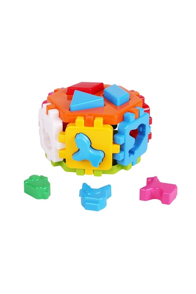 Игрушка куб "Умный малыш Гексагон 1" цвет разноцветный 00-00034376 SKT000930878 фото