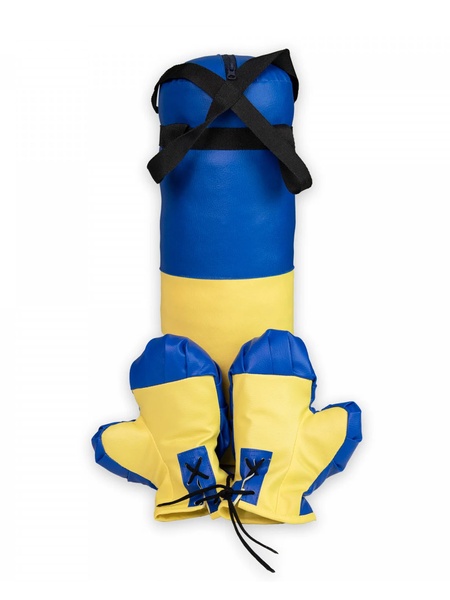 Боксерский набор "Ukraine" средний цвет желто-голубой ЦБ-00215406 SKT000898517 фото