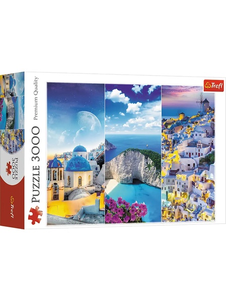Пазлы - Греческие каникулы - коллаж цвет разноцветный ЦБ-00230807 SKT000935542 фото
