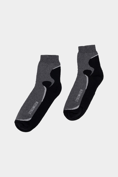 Чоловічі шкарпетки 40-42 колір темно-сірий ЦБ-00234516 SKT000944124 фото