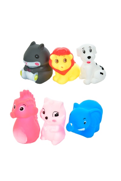 Набір іграшок для купання "Тваринки" колір різнокольоровий ЦБ-00238825 SKT000957497 фото