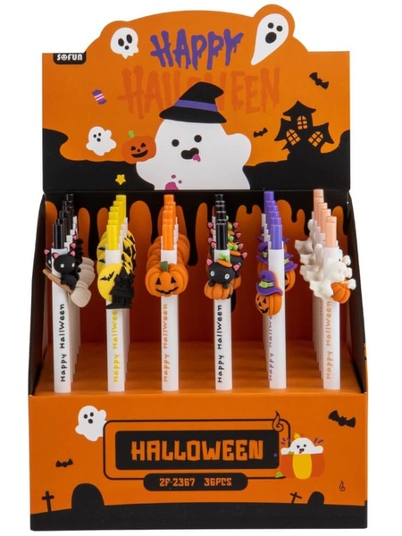 Ручка "Halloween" цвет разноцветный ЦБ-00231595 SKT000936886 фото