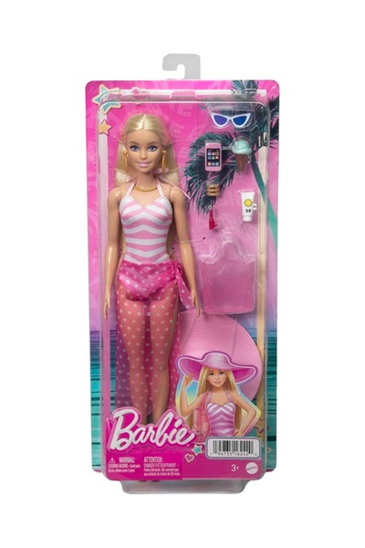 Набор с куклой Барби - "Пляжная прогулка" Barbie цвет разноцветный ЦБ-00247077 SKT000986109 фото