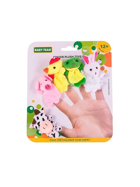 Набір іграшок на пальці «Веселі пухнастики» колір різнокольоровий ЦБ-00197966 SKT000862638 фото