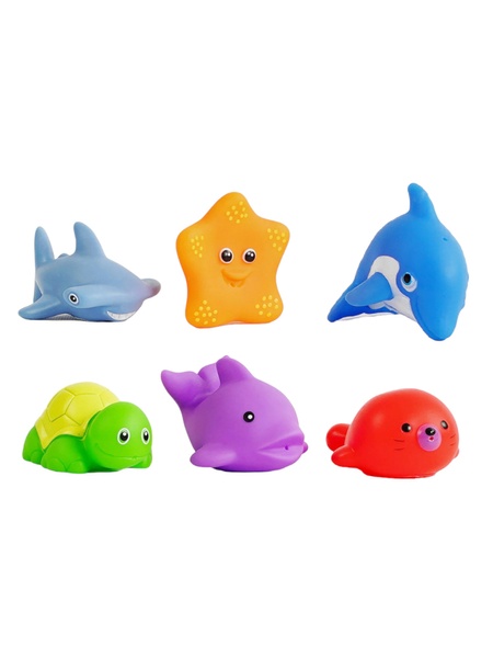 Набір іграшок для купання "Морські мешканці" колір різнокольоровий ЦБ-00223327 SKT000917325 фото