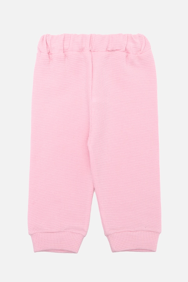 Костюм з штанами для дівчинки 86 колір рожевий ЦБ-00243108 SKT000966988 фото