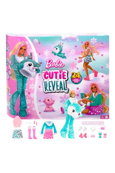 Адвент-календарь Barbie "Cutie Reveal" цвет разноцветный ЦБ-00238097 SKT000955485 фото