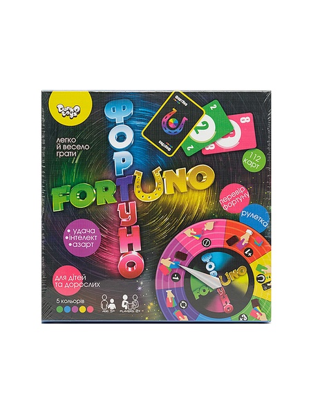 Развивающая настольная игра – ФортУно цвет разноцветный ЦБ-00229557 SKT000932709 фото