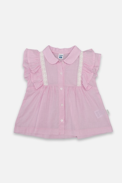 Сорочка з коротким рукавом для дівчинки 122 колір рожевий ЦБ-00249598 SKT000991458 фото