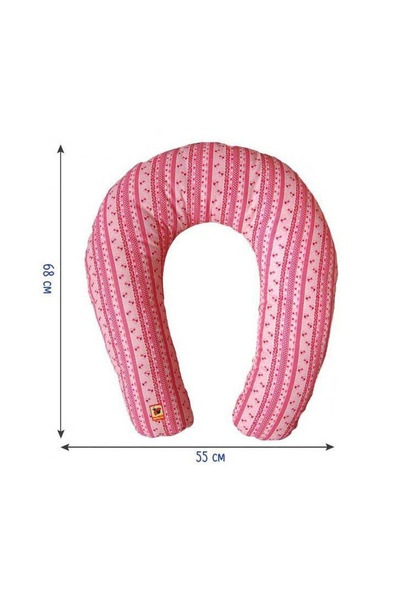 Подушка для кормления МС 110612-03 цвет розовый ЦБ-00180536 SKT000599796 фото