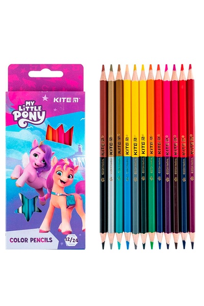 Цветные карандаши двусторонние - Kite My Little Pony цвет разноцветный ЦБ-00246855 SKT000985390 фото