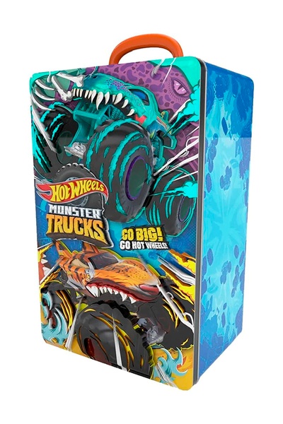 Металлический контейнер для хранения машинок серии "Monster Trucks" Hot Wheels цвет разноцветный ЦБ-00238101 SKT000955489 фото
