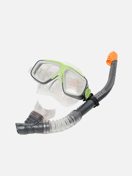 Набор для плавания маска и трубка цвет разноцветный 00-00000726 SKT000024503 фото