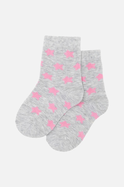 Шкарпетки для дівчинки 20-21 колір сірий ЦБ-00245344 SKT000981322 фото