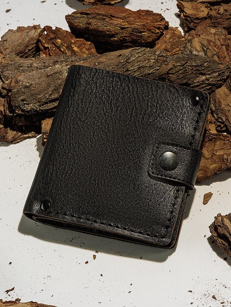 Чоловічий гаманець колір чорний ЦБ-00133375 SKT000475265 фото