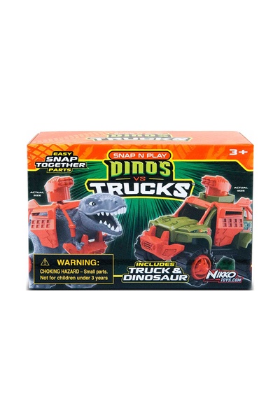 Игровой набор – машинка и динозавр T-Rex grey цвет разноцветный ЦБ-00204539 SKT000876379 фото