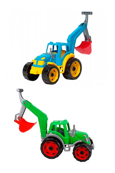Игрушка - "Трактор с ковшом ТехноК" цвет разноцветный ЦБ-00199682 SKT000866578 фото