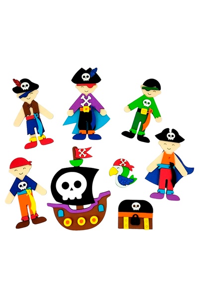 Набор 3D аппликация "Пираты" цвет разноцветный ЦБ-00235524 SKT000946224 фото
