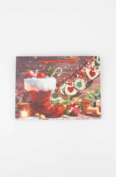 Пакет "Щасливого різдва" колір різнокольоровий ЦБ-00235519 SKT000946219 фото