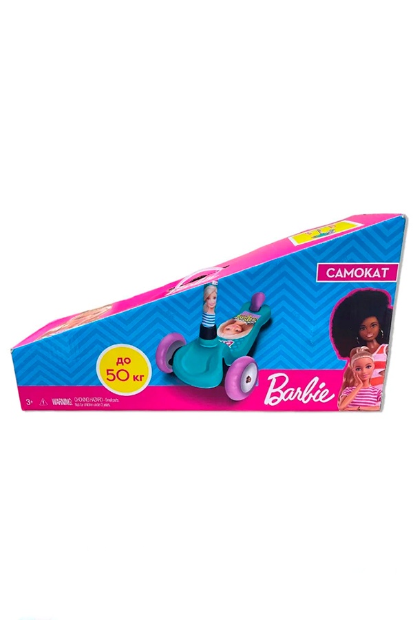 Детский самокат 3-х колесный Barbie цвет разноцветный ЦБ-00246046 SKT000983376 фото