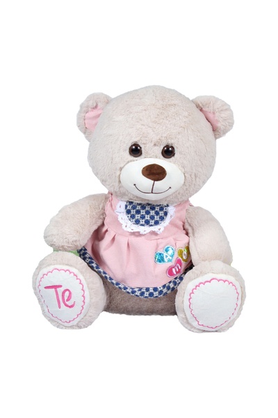 М'яка іграшка "Ведмедик Наталі" колір різнокольоровий ЦБ-00187168 SKT000834332 фото