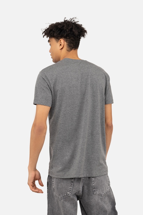 Чоловіча футболка з коротким рукавом 46 колір темно-сірий ЦБ-00243190 SKT000967346 фото