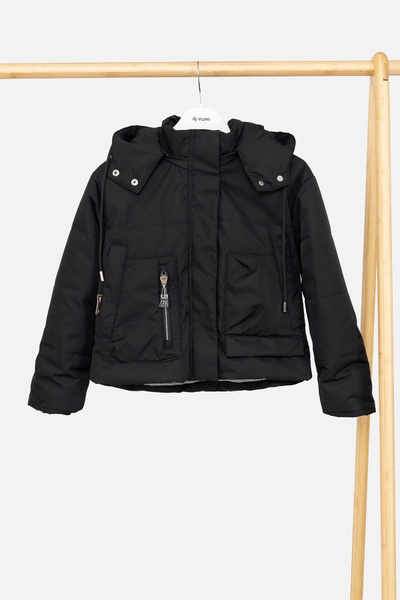 Куртка для дівчинки 164 колір чорний ЦБ-00242604