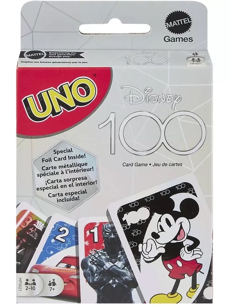 Настольная игра UNO "Disney 100" цвет разноцветный ЦБ-00231949 SKT000937570 фото