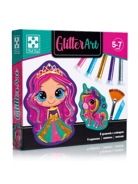 Набор для творчества - "Glitter Art. Сказочные принцессы" цвет разноцветный ЦБ-00229812 SKT000933252 фото