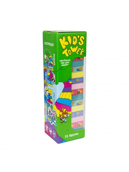 Розважальна гра "Kid's Tower" колір різнокольоровий ЦБ-00165532 SKT000557863 фото