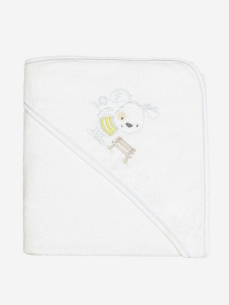Полотенце для купания мальчика "Песик" цвет молочный ЦБ-00218194 SKT000904079 фото