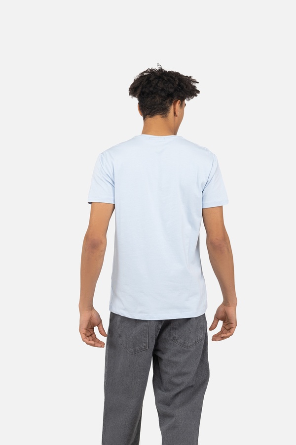 Чоловіча футболка з коротким рукавом 46 колір блакитний ЦБ-00243195 SKT000967371 фото