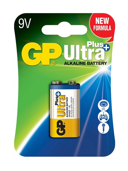 Батарейка GP 6LF22 (крона) в Ultra Alkaline, Цена за 1шт. цвет разноцветный ЦБ-00184913 SKT000610940 фото